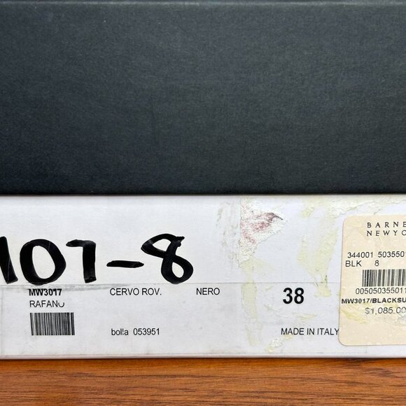 New in box, Marsèll Rafano Suede Black Boots - Picture 8 of 8